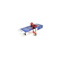 Дата кабель USB 2.0 to Micro 5P 1.0m 2A magnetic nylon red Pipo (18164)