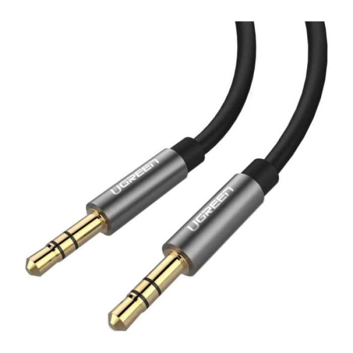 Кабель мультимедійний 3.5mm M to 3.5mm M 1.0m AV119 black Ugreen (10733)