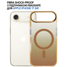 Чохол до мобільного телефона BeCover FIBRA Shock-Proof MagSafe Apple iPhone 17 Air Gold (715455)