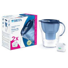 Фільтр-глечик Brita Marella XL Memo MXPro 3.5л (2л води) з фільтр-картриджем 2шт, синій (1052786)