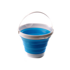 Відро складне СИЛА силіконове 5 л blue (961003)