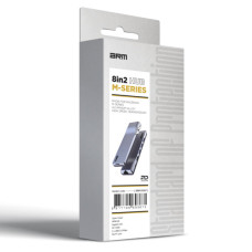 Концентратор Armorstandart For MacBook M-Series HDMI 4K, RJ45, PD, 3USB, SD, microSD Grey (ARM69367)