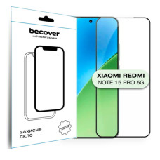 Скло захисне BeCover Xiaomi Redmi Note 15 Pro 5G Black (714891)