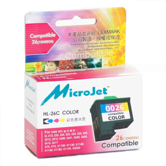 Картридж Microjet LEXMARK Z13/23/33 Col (10N0026) (HL-26C)