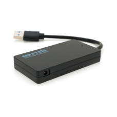 Концентратор Voltronic USB 3.0 to 4xUSB 0.14m flat black (YT-3HF4/2TB)