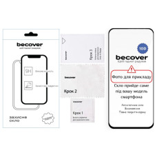 Скло захисне BeCover Apple iPhone 17 Pro Black (714078)
