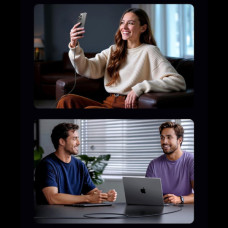 Дата кабель USB-C to USB-C 3.0m PD60W 3A braided L524 gray Ugreen (55776)