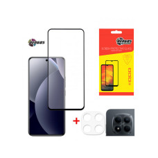 Скло захисне Dengos Xiaomi Redmi Note 15 Pro 5G + camera protection Black (DG-TGSCP-13)