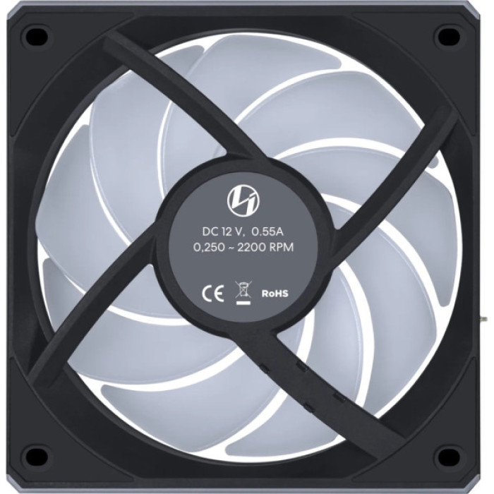 Кулер до корпусу Lian Li Uni Fan CL WIRELESS 120-3, Black (G99.12CL1W3B.00)