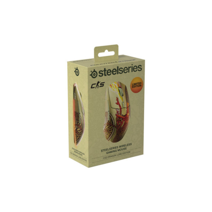 Мишка SteelSeries CS2 Dragon Lore Edition RGB Wireless/Bluetooth (62614)