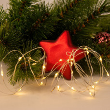 Гірлянда Chomik Штора" 150 LED теплий білий, 3x1,5 м, USB, з пультом, IP20, від мережі (5900779898479)