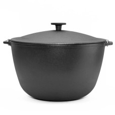 Котел туристичний Brizoll чавунний з кришкою 10 л (KT10-1)