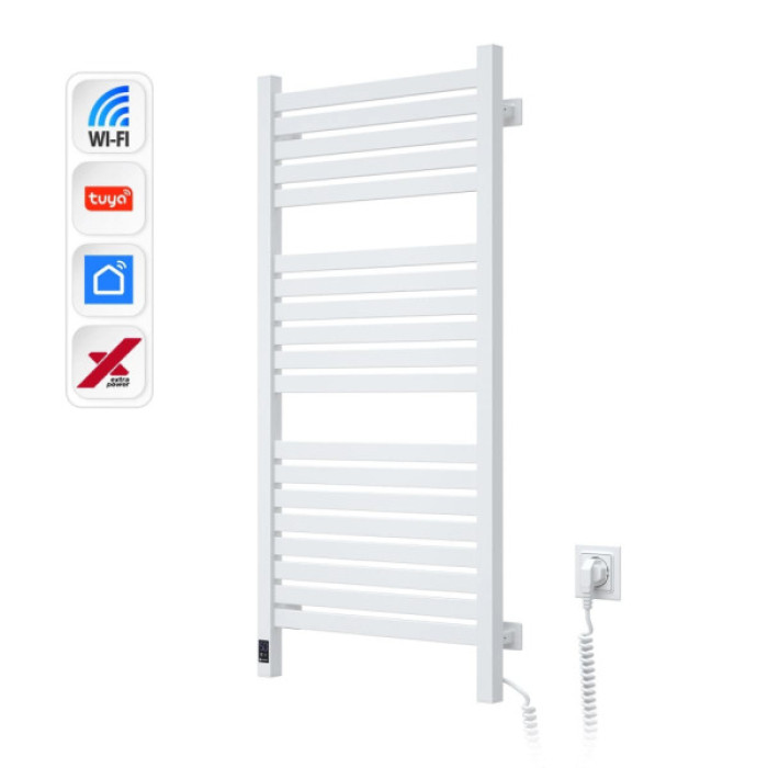 Сушарка для рушників Navin Авангард Х 1000х480 Wi-Fi правобічна біла (12-172055-4810)