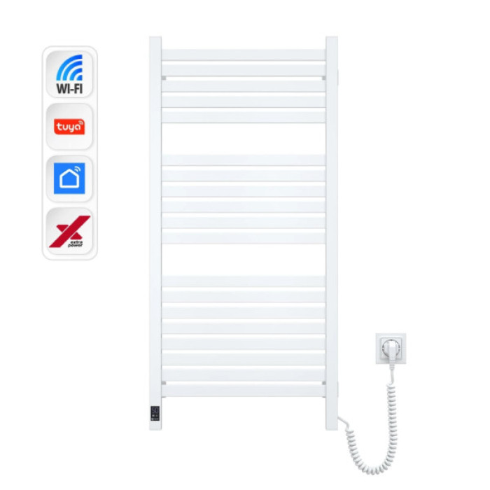 Сушарка для рушників Navin Авангард Х 1000х480 Wi-Fi правобічна біла (12-172055-4810)