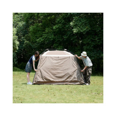 Намет Naturehike з навісом Village CNK2300ZP022 коричневий великий (6976023920189)