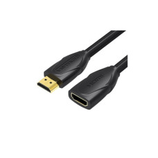 Кабель мультимедійний HDMI M to HDMI F 1.0m 4K60Hz black Vention (VAA-B06-B100)