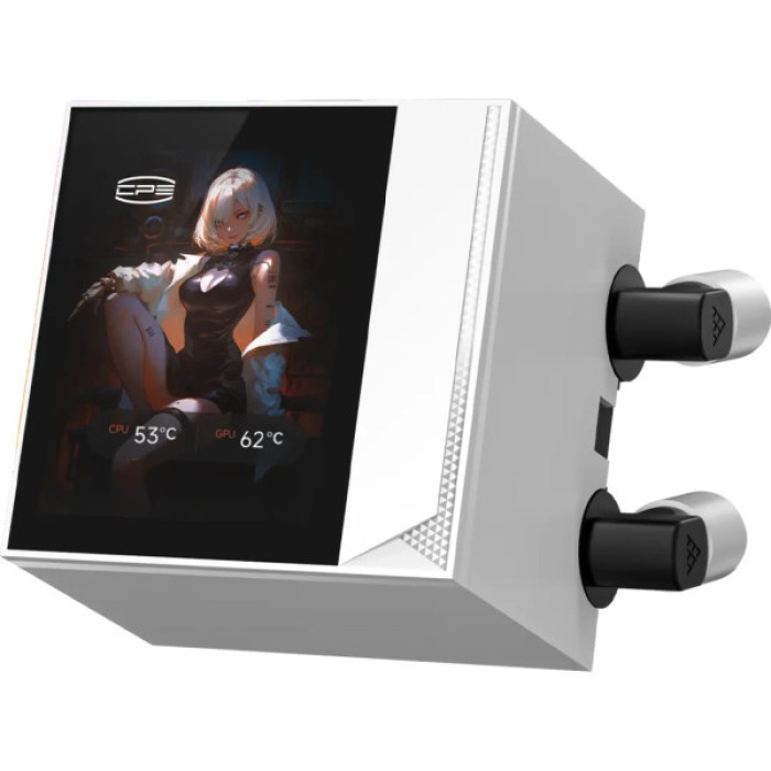 Система рідинного охолодження PcCooler DC360 Pro ARGB Display WH