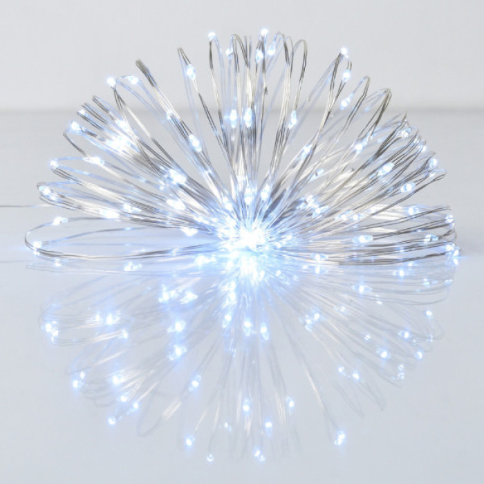 Гірлянда YES! Fun Нитка на мідному дроті 50 LED Холодно-біла 5 м Статична USB (975038)