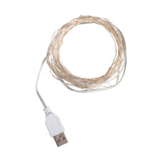 Гірлянда YES! Fun Нитка на мідному дроті 50 LED Холодно-біла 5 м Статична USB (975038)