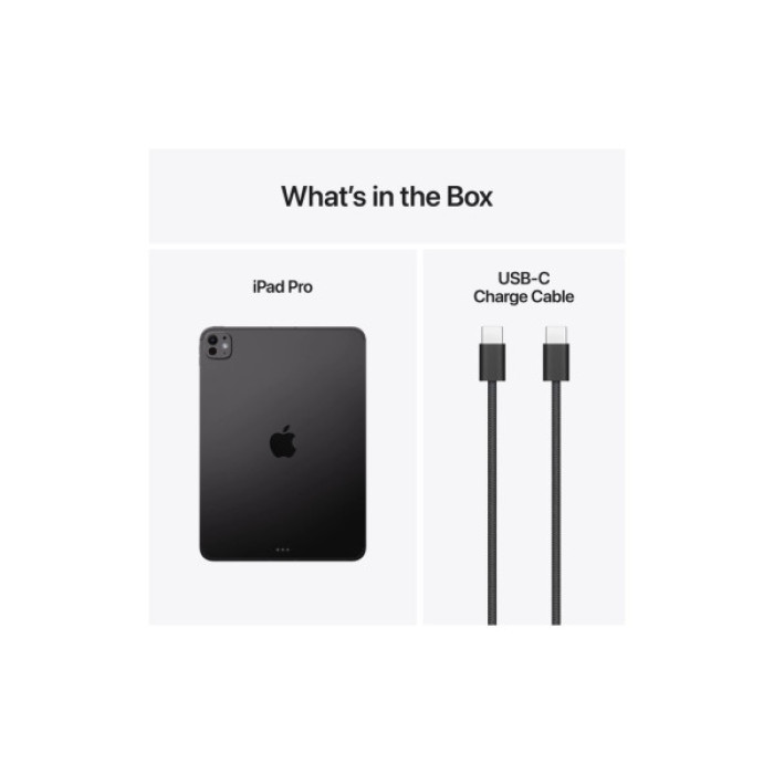 Планшет Apple iPad Pro 11" M5 Wi‑Fi + Cellular 256GB with standard glass - Space Black (ME2N4TY/A)