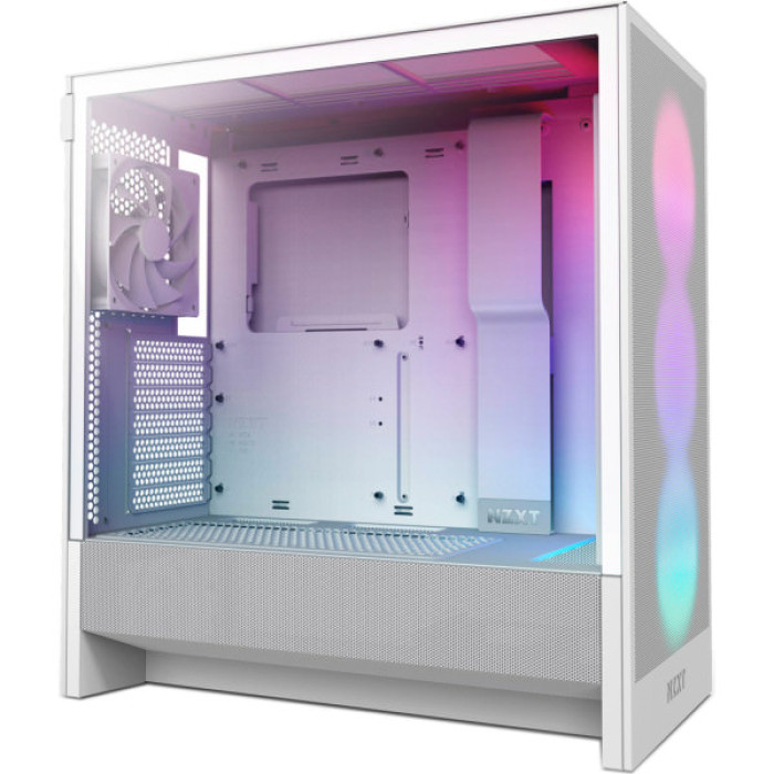 Корпус NZXT H5 Flow RGB Compact All White (CC-H52FW-R1)