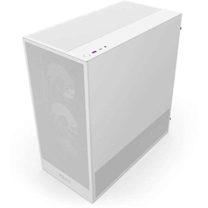 Корпус NZXT H5 Flow RGB Compact All White (CC-H52FW-R1)