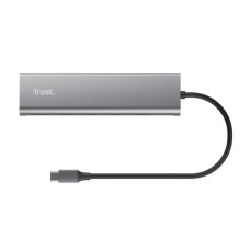 Концентратор Trust USB-C to 5xUSB-C aluminium 0.1m grey (25136_TRUST)
