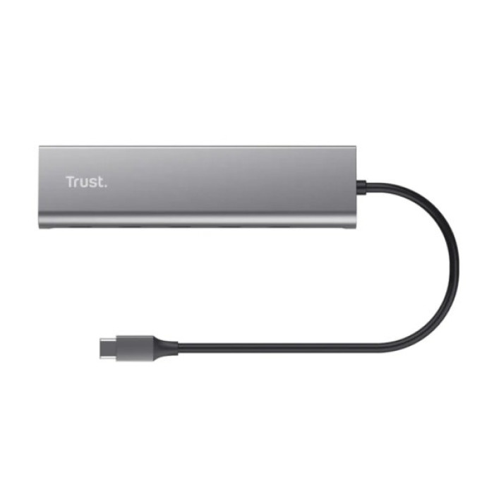 Концентратор Trust USB-C to 5xUSB-C aluminium 0.1m grey (25136_TRUST)