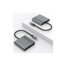 Концентратор Cablexpert USB-C 3-in-1 1xHDMI + 1xUSB 3.2 + 1xUSB-C PD 90W 10Gbps 4K60Hz (A-CM-COMBO3-05)