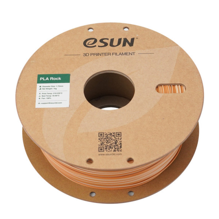 Пластик для 3D-принтера eSUN PLA Rock 1,75mm 1kg SANDSTONE (PLA-ROCK175O-SA1P1)