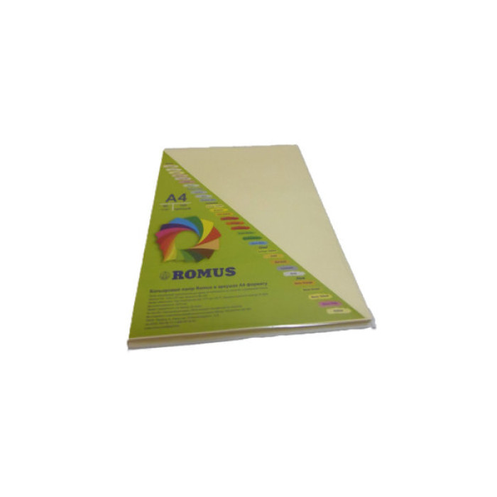 Папір Romus A4 160 г/м2 100sh Vanilla-beige (R50560)
