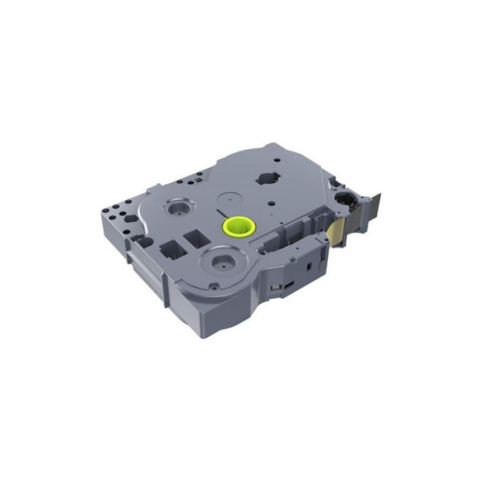 Стрічка для принтера етикеток UKRMARK B-T334P, ламінована, 12мм х 8м, gold on black, аналог TZe334 (900556)