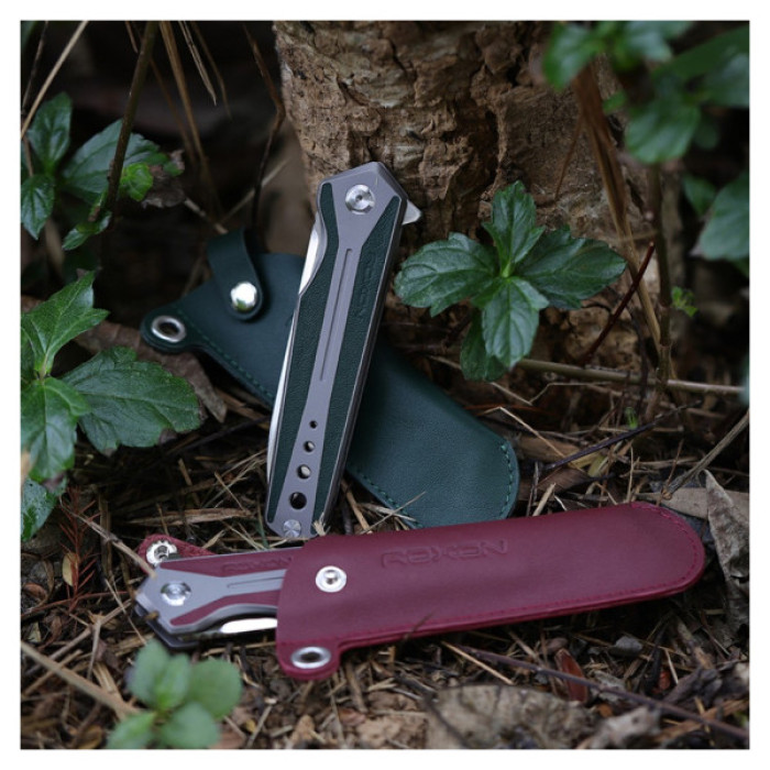 Чохол для ножа Roxon шкіряний для К1 зелений (caseK1green)