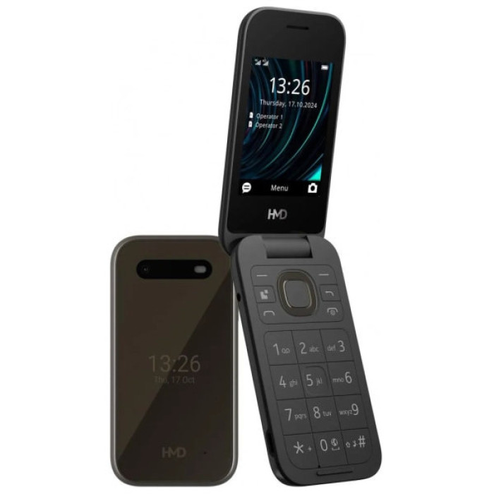Мобільний телефон HMD 2660 4G Flip DS Black