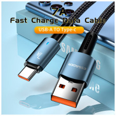 Дата кабель USB 2.0 AM to USB-C 1.0m 100W black Essager (EXC7A-CG01-P)