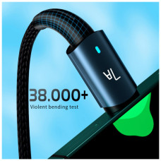 Дата кабель USB 2.0 AM to USB-C 1.0m 100W black Essager (EXC7A-CG01-P)