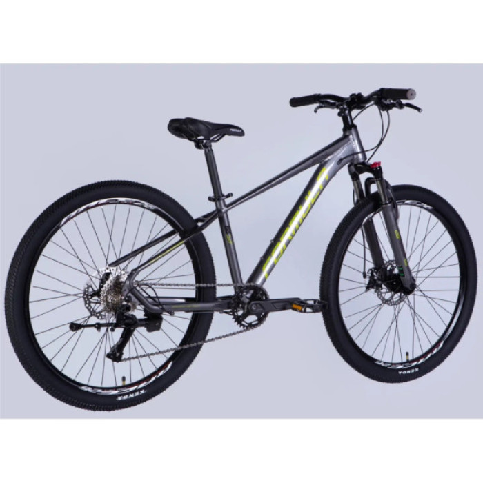 Велосипед Formula 26" ZEPHYR 3.0 DD CS рама-14" AL 2026 сірий з зеленим (OPS-FR-26-814)