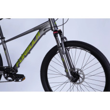 Велосипед Formula 26" ZEPHYR 3.0 DD CS рама-14" AL 2026 сірий з зеленим (OPS-FR-26-814)