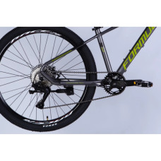 Велосипед Formula 26" ZEPHYR 3.0 DD CS рама-14" AL 2026 сірий з зеленим (OPS-FR-26-814)