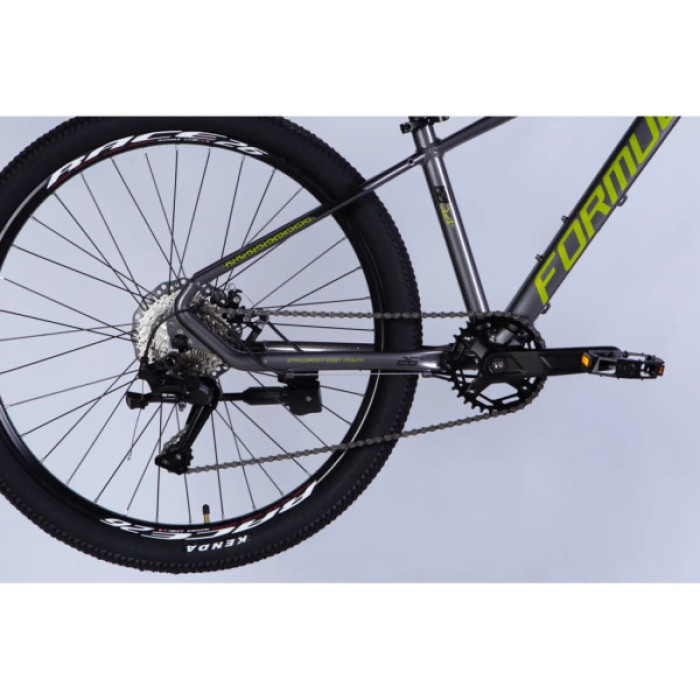 Велосипед Formula 26" ZEPHYR 3.0 DD CS рама-14" AL 2026 сірий з зеленим (OPS-FR-26-814)