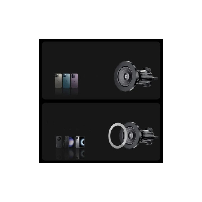 Універсальний автотримач Essager Berlin magnetic car mount outlet model (EZJCFK-BL01-Z)