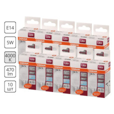 Лампочка Osram CL P40 5,5W/840 230V FR E14 (4058075056930)