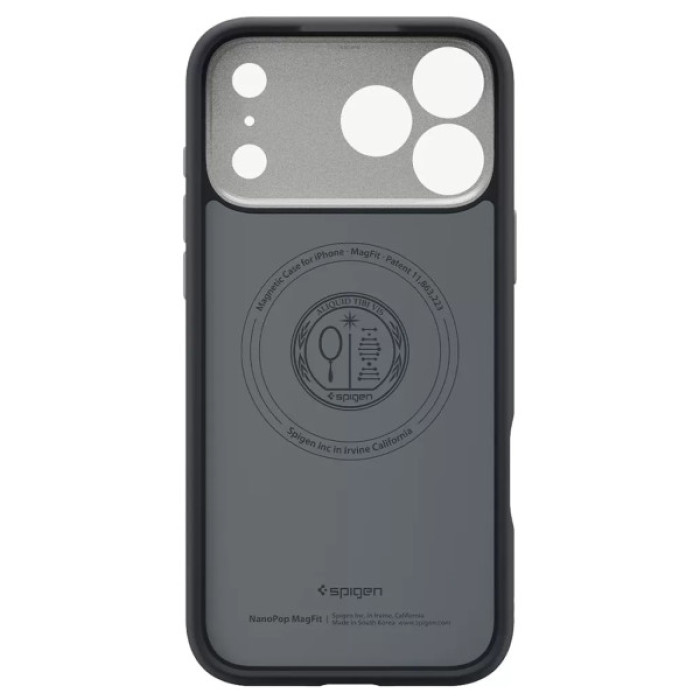 Чохол до мобільного телефона Spigen Nano Pop MagFit iPhone 17 Pro Max Black Sesame (ACS10262)