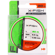 Флюорокарбон X-Fish FCoated 20m 0.28mm 5.9kg (1917.01.46)