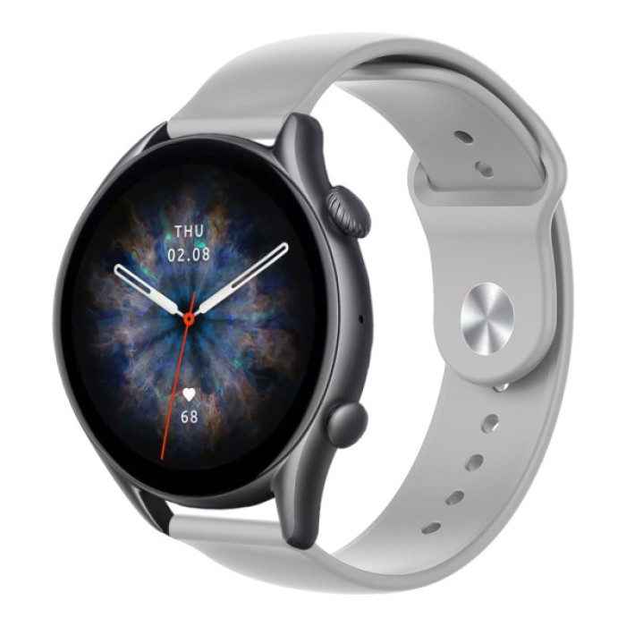 Ремінець до смарт-годинника Armorstandart Silicone Watch Strap 22mm Light Grey (ARM80664)