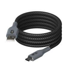 Дата кабель USB 2.0 AM to USB-C 1.0m Magnetic 3A black Armorstandart (ARM75514)