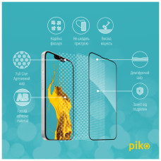 Скло захисне Piko Full Glue Apple iPhone 16E Black (1283126614293)