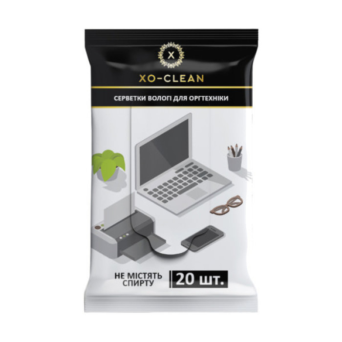 Серветки XoKo for technique 20шт BOX, 32 пачки (XO-Clean-20-32)