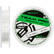 Волосінь Brain Team Pro 50m (clear) 0.110mm 1.2 kg (1858.26.82)