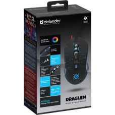 Мишка Defender Draglen GM-907 RGB USB Black (52907)